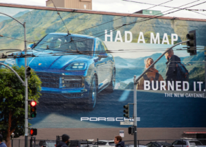 Capitol Outdoor San Francisco Wallscape 318 Porsche