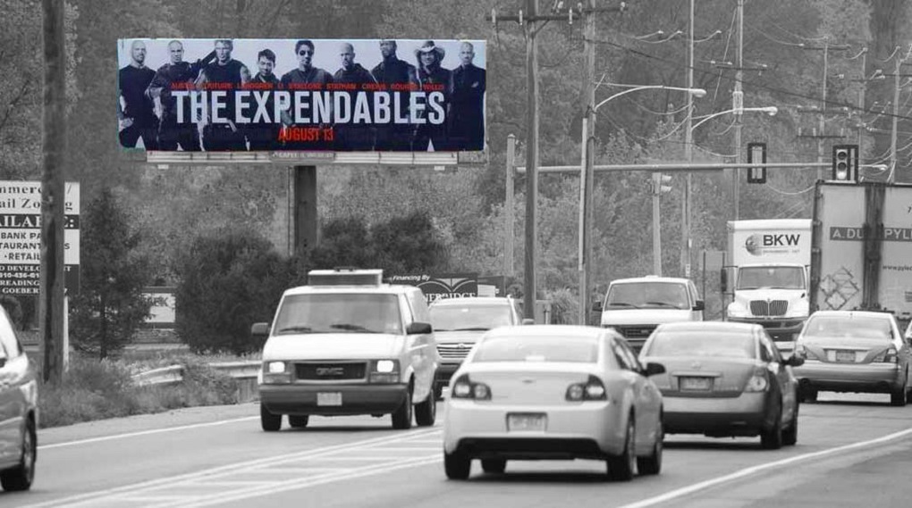 Expendables Billboard Philadelphia 406